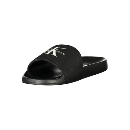 Calvin Klein Black Polyester Women Sandal