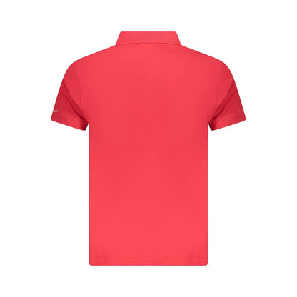 Trussardi Red Cotton Men Polo Shirt