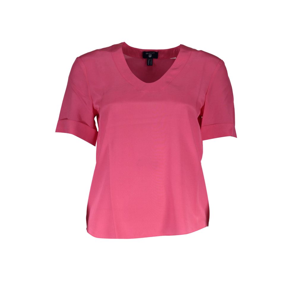 Gant Pink Silk Women TShirt