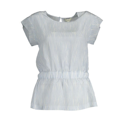 Gant Light Blue Silk Women Top
