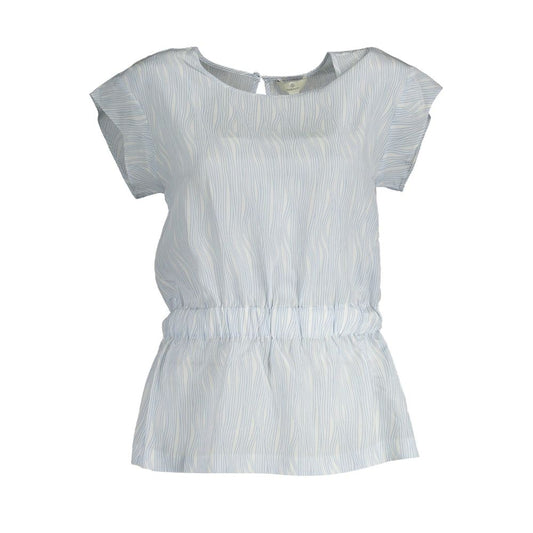 Gant Light Blue Silk Women Top
