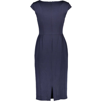 Gant Blue Viscose Women Dress