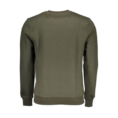 North Sails Green Cotton Men Sweater