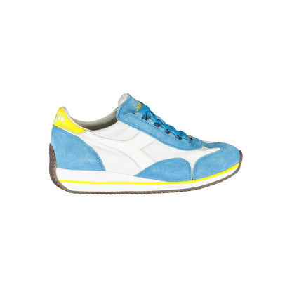 Diadora Light Blue Leather Women Sneaker