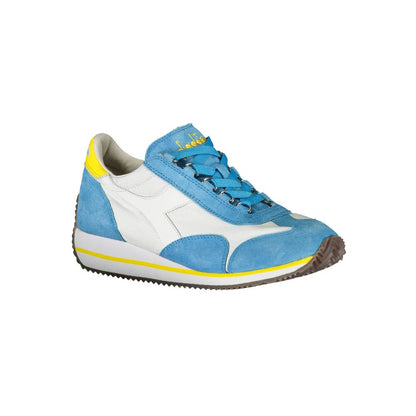 Diadora Light Blue Leather Women Sneaker