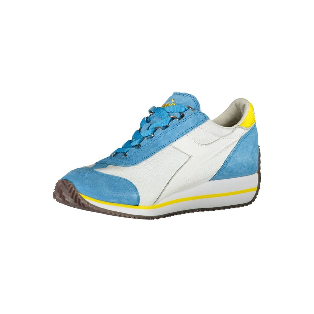 Diadora Light Blue Leather Women Sneaker