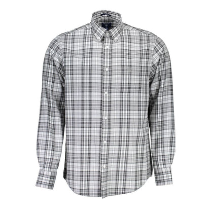 Gant Gray Cotton Men Shirt