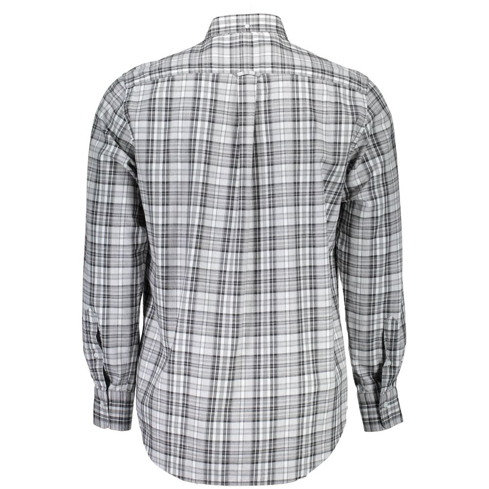 Gant Gray Cotton Men Shirt