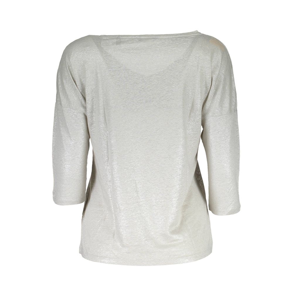 Gant Gray Linen Women Sweater