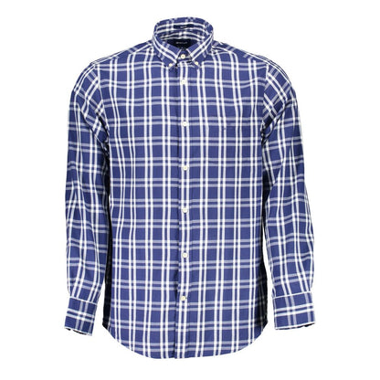 Gant Blue Cotton Men Shirt