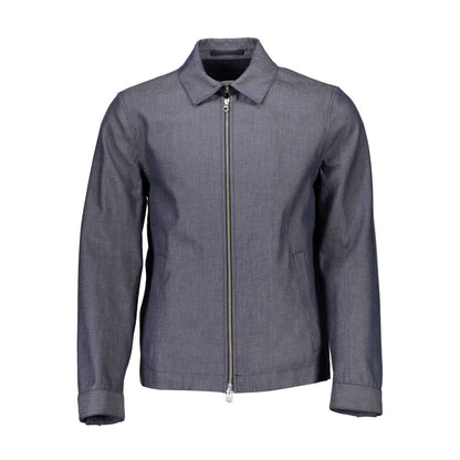 Gant Blue Cotton Men Jacket