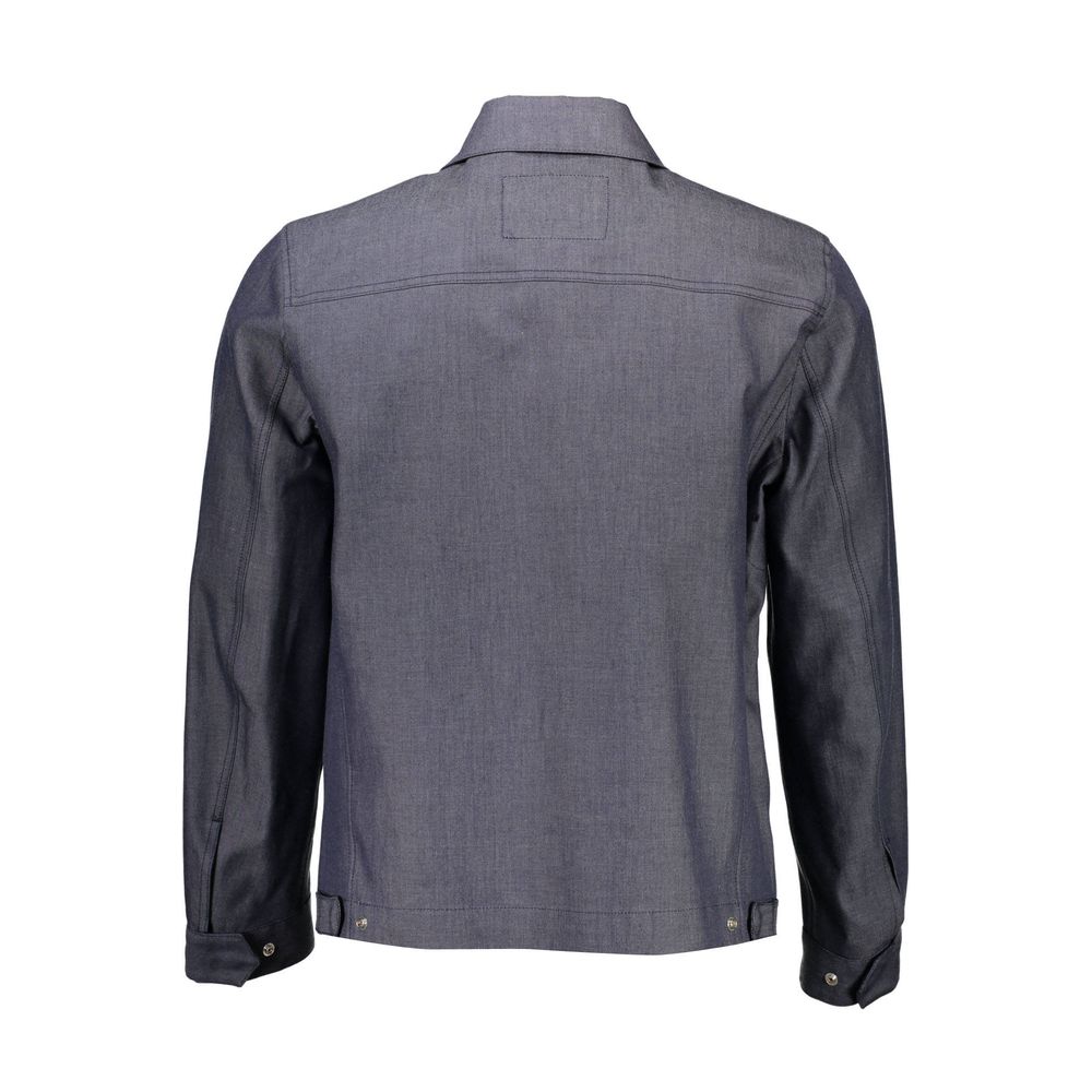 Gant Blue Cotton Men Jacket