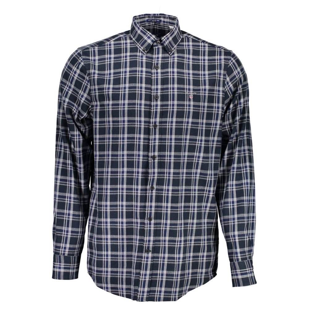Gant Blue Cotton Men Shirt