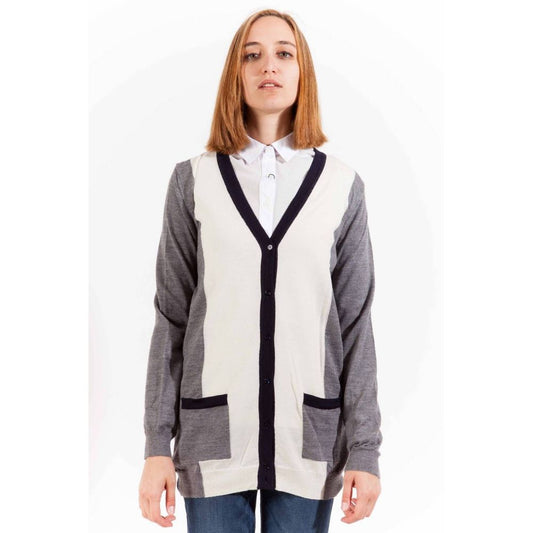 Gant Gray Wool Women Cardigan
