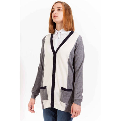 Gant Gray Wool Women Cardigan