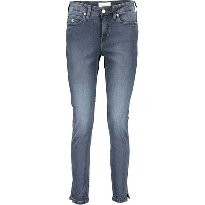 Calvin Klein Blue Cotton Women Jeans