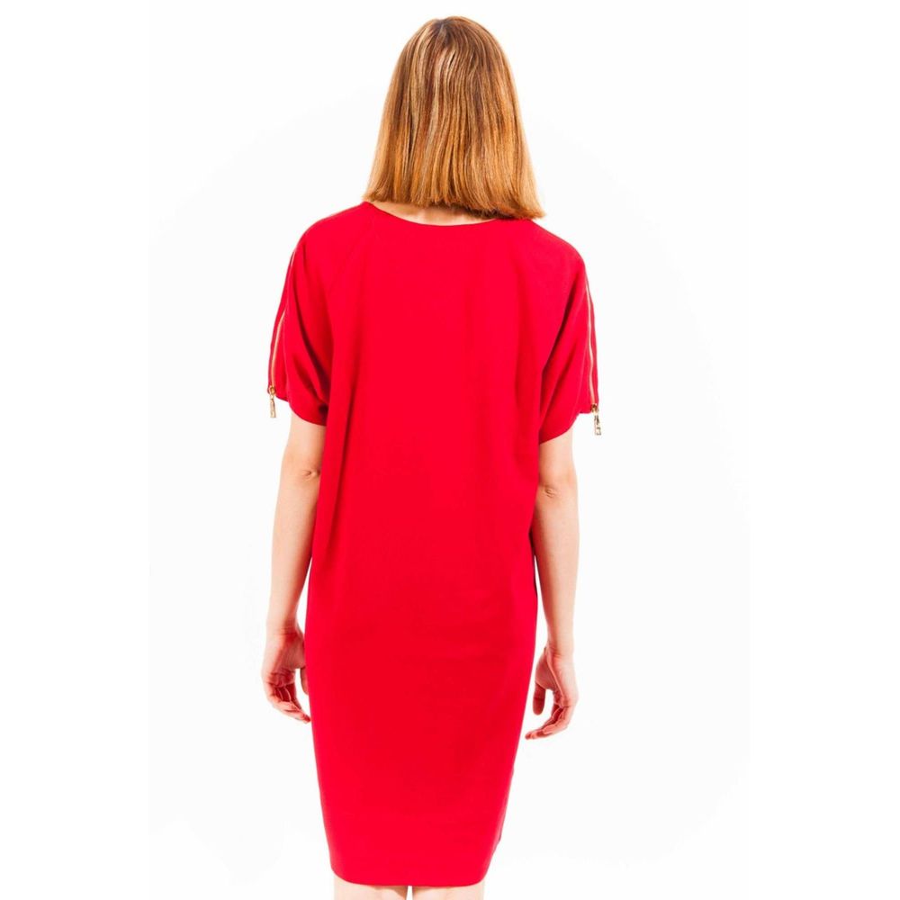 Love Moschino "Red Viscose Women Dress"