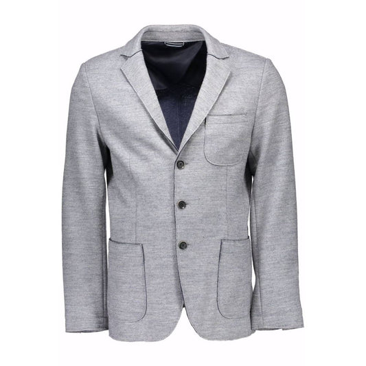 Gant Gray Wool Men Jacket