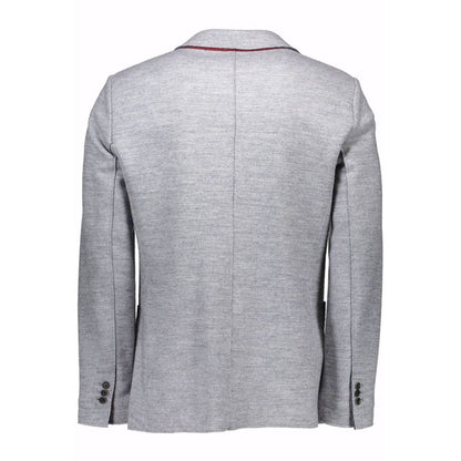 Gant Gray Wool Men Jacket