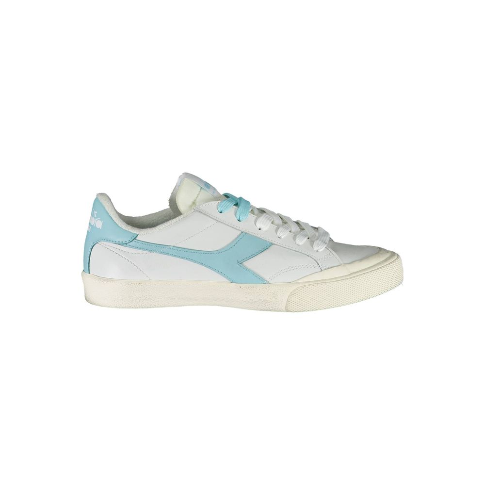 Diadora White Leather Women Sneaker
