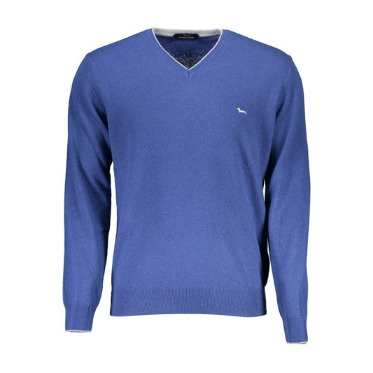 Harmont & Blaine Blue Wool Men Sweater