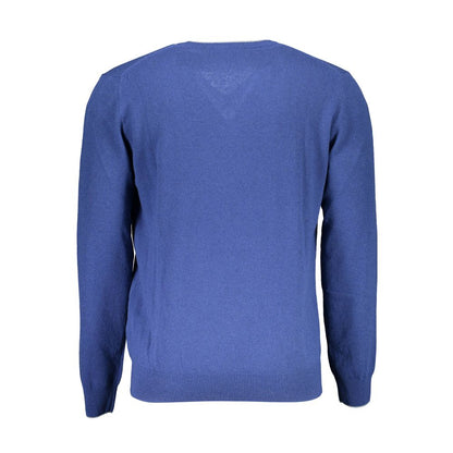 Harmont & Blaine Blue Wool Men Sweater