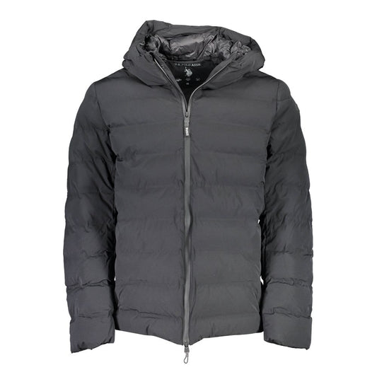 U.S. POLO ASSN. Black Elastane Mens Jacket