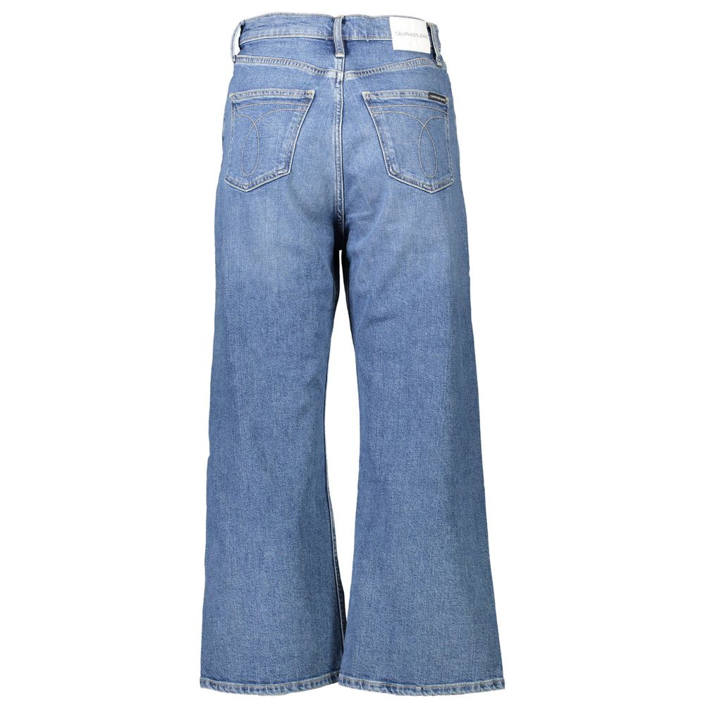 Calvin Klein Blue Cotton Women Jeans