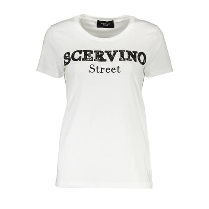 Scervino Street White Cotton Women Top