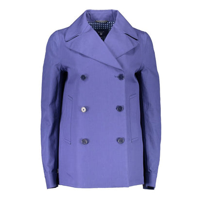 Gant Blue Cotton Jackets & Coat