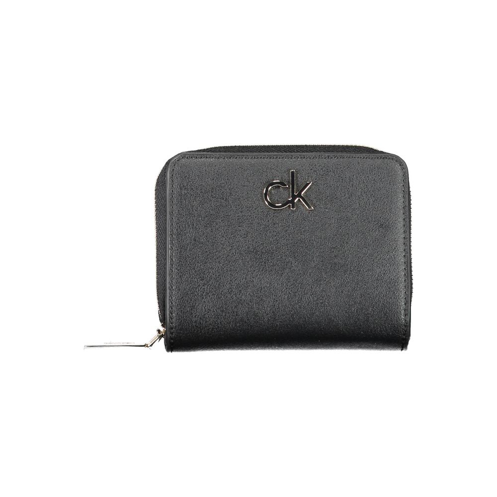 Calvin Klein Black Polyvinylchloride Women Wallet