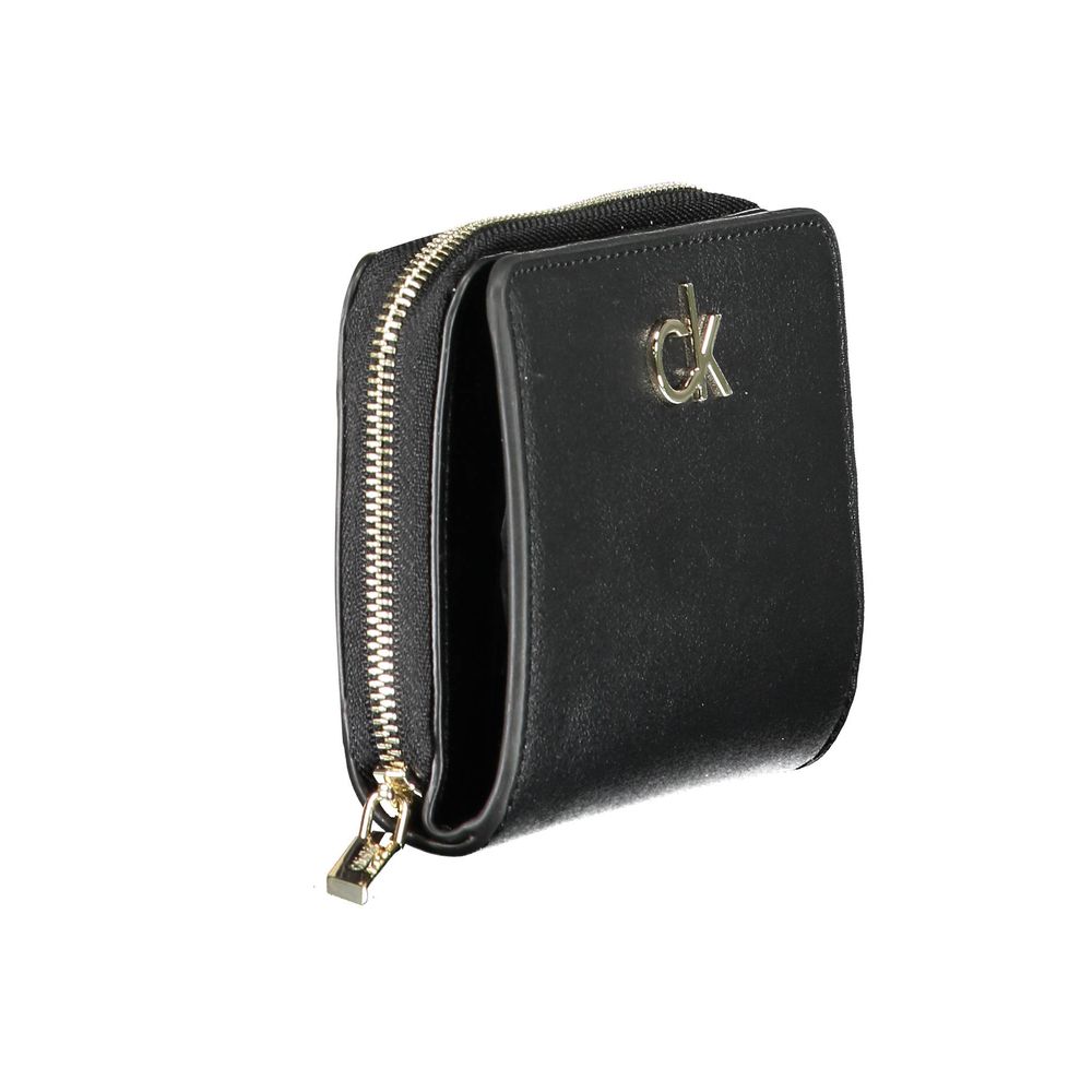 Calvin Klein Black Polyvinylchloride Women Wallet