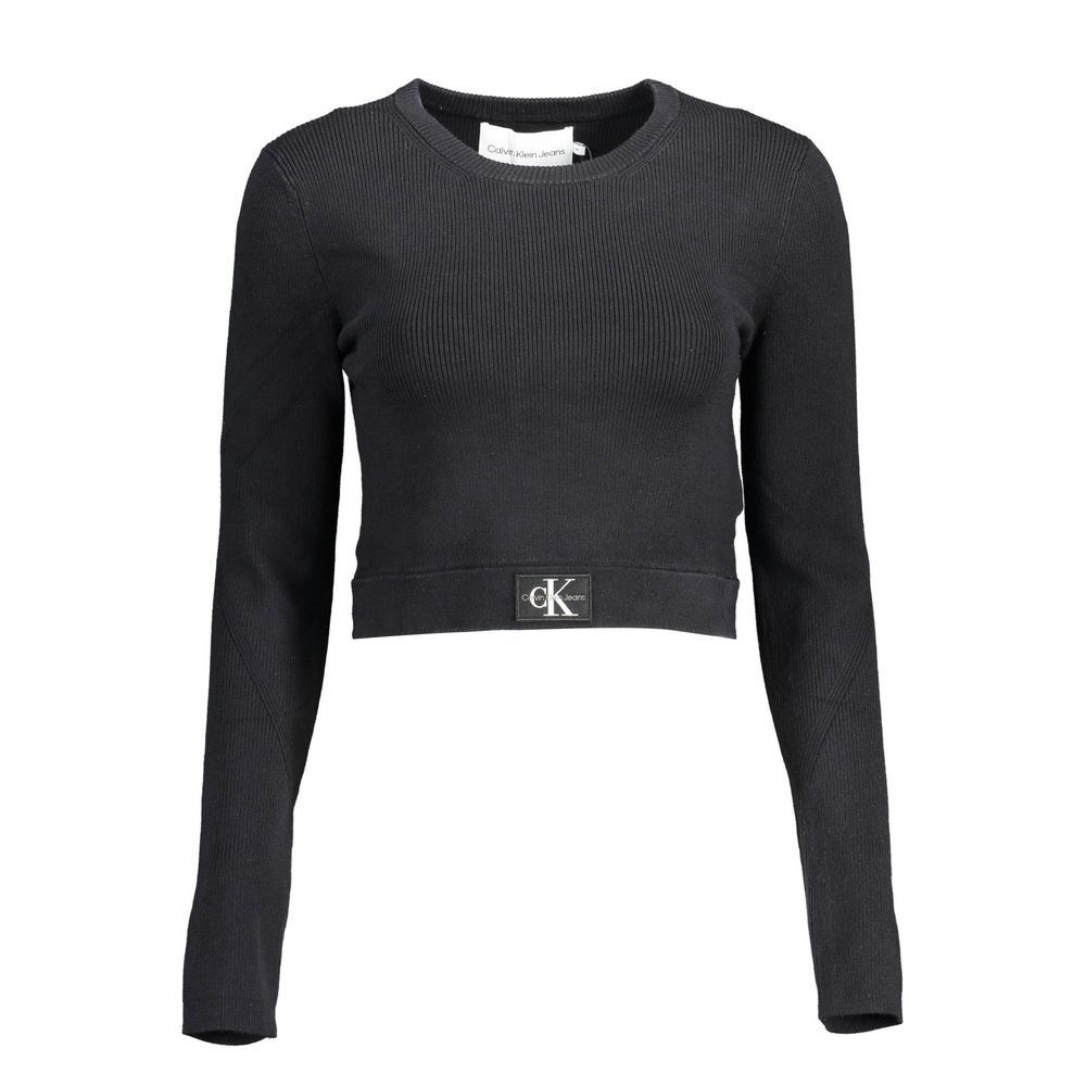 Calvin Klein Black Lyocell Women Sweater