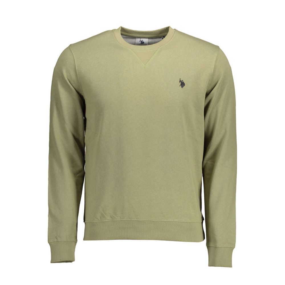 U.S. POLO ASSN. Green Cotton Men Sweater