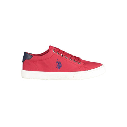 U.S. POLO ASSN. Red Cotton Men Sneaker