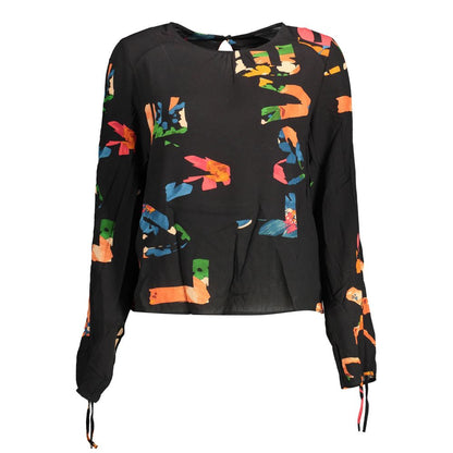 Desigual Black Viscose Women Sweater