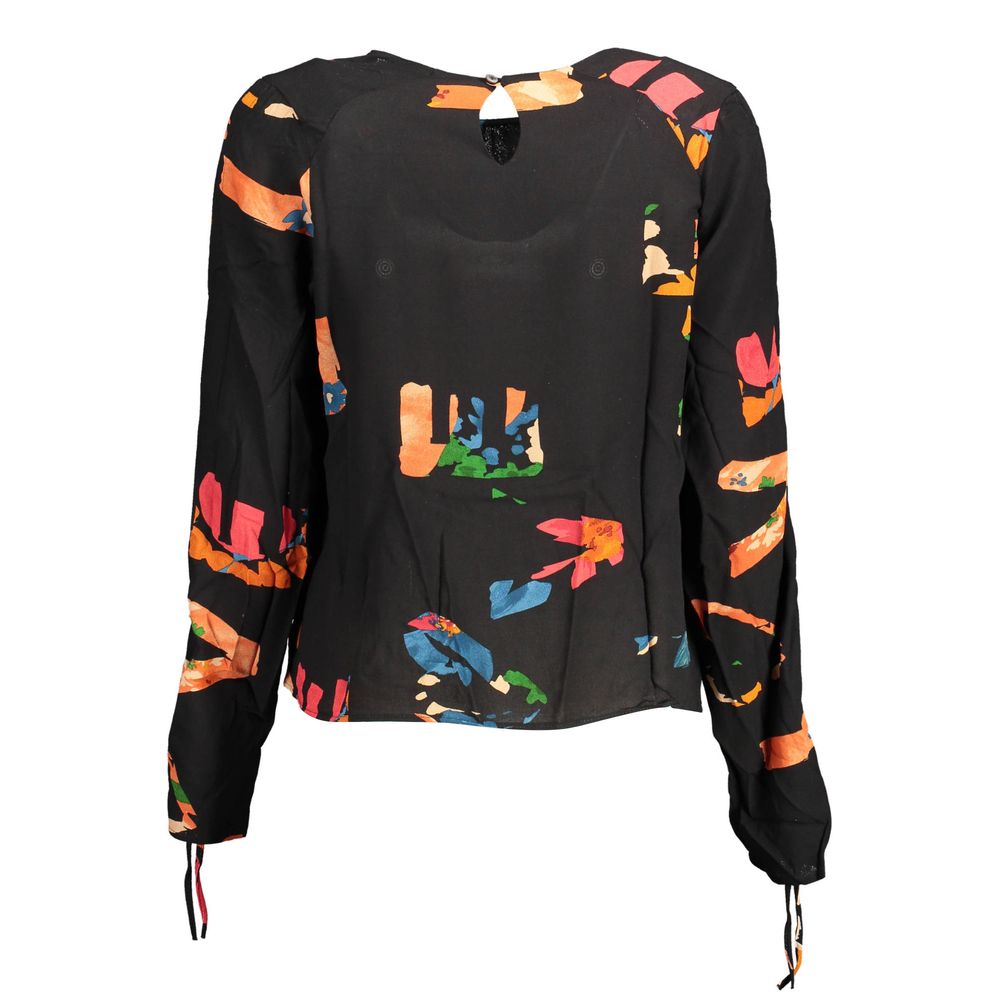 Desigual Black Viscose Women Sweater