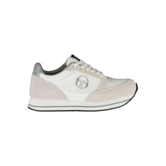 Sergio Tacchini White Polyester Women Sneaker