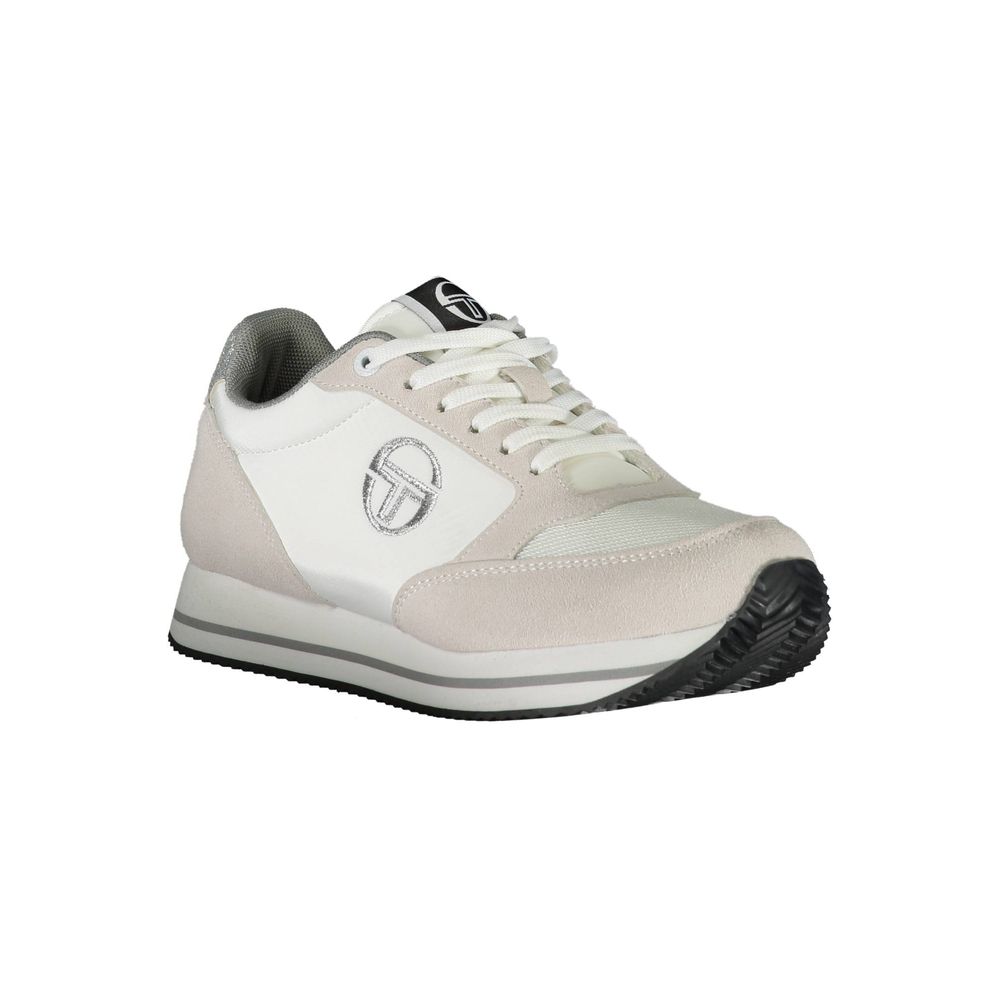 Sergio Tacchini White Polyester Women Sneaker