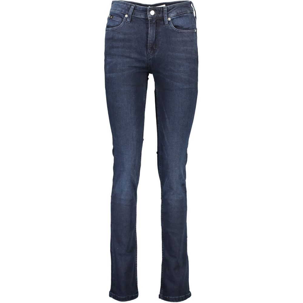 Calvin Klein Blue Cotton Jeans & Pant