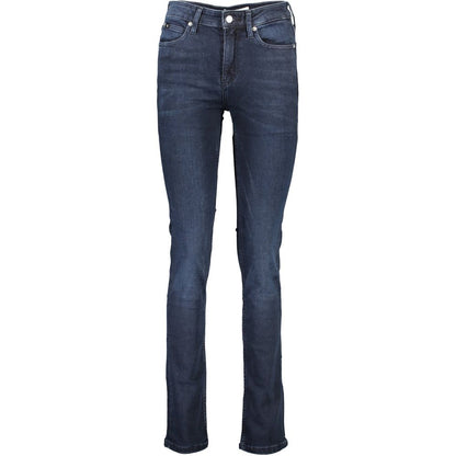 Calvin Klein Blue Cotton Jeans & Pant