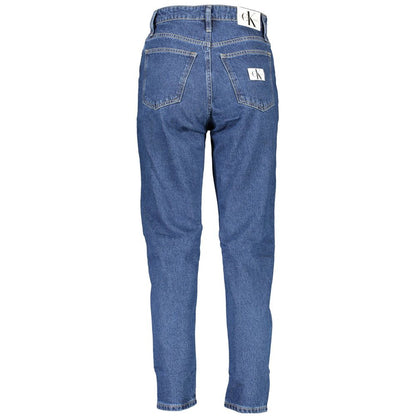 Calvin Klein Blue Cotton Jeans & Pant