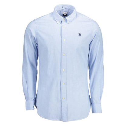 U.S. POLO ASSN. Light Blue Cotton Mens Shirt