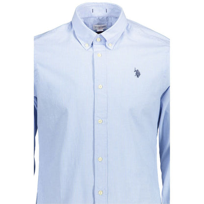 U.S. POLO ASSN. Light Blue Cotton Mens Shirt