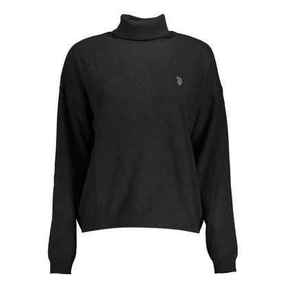 U.S. POLO ASSN. Black Wool Women Sweater