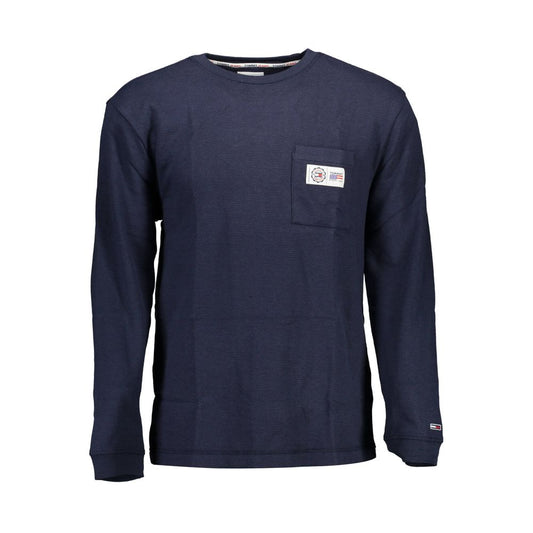 Tommy Hilfiger Blue Cotton Men Sweater