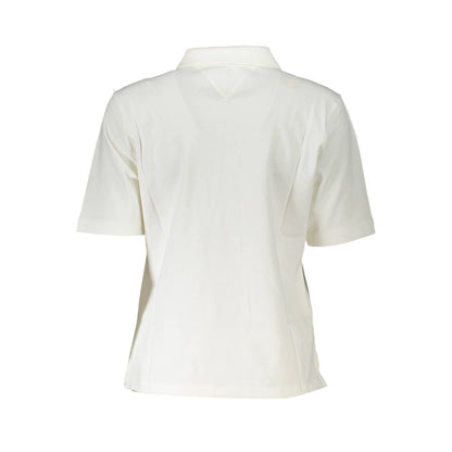 Tommy Hilfiger White Cotton Women Polo Shirt