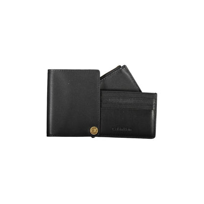 Calvin Klein Black Leather Men Wallet