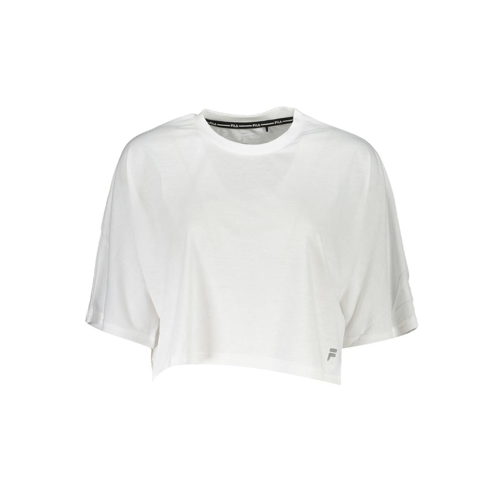 Fila White Polyester Women T-Shirt