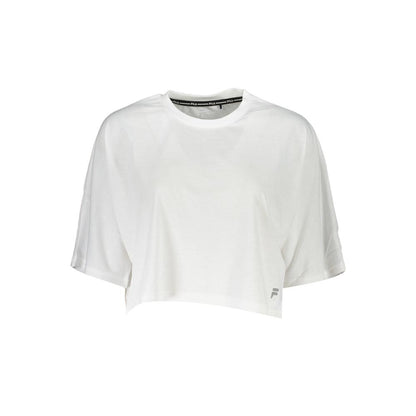 Fila White Polyester Women T-Shirt